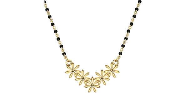 Gold mangalsutra simple on sale design with price